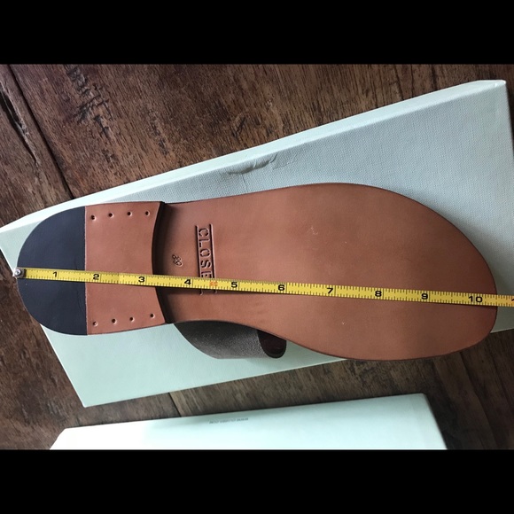 Closed Made in Italy tan leather sandal size 39 - Picture 6 of 7